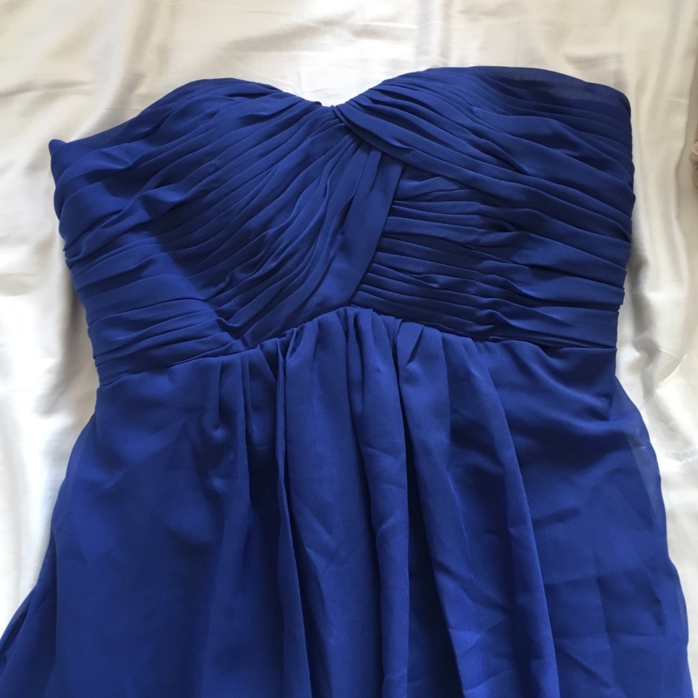 Royal blue bridesmaid dress